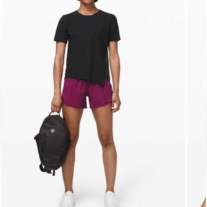 Lululemon Angle Your Strength Short Sleeve Black